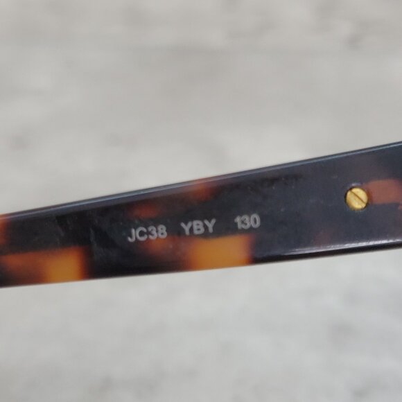 Jimmy Choo Eyeglasses Frames Only JC38 YBY‎ Brown Rectangular Full Rim 130 main image 8